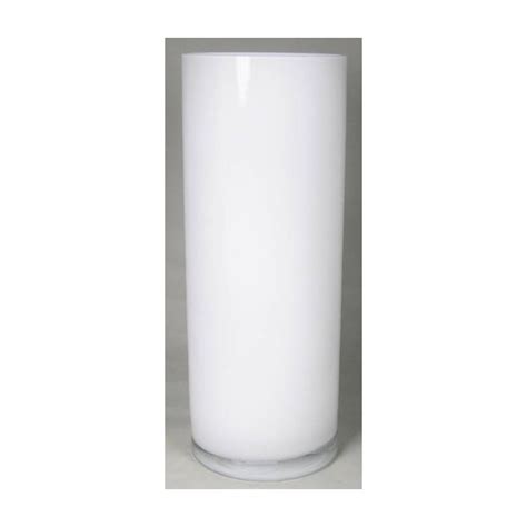 Vase Poser Au Sol Sansa Ocean Cylindre Rond Blanc Cm Cm