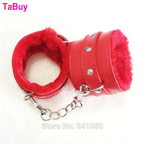 Tabuy Pu Leather Handcuffs Restraints Bdsm Adult Games Sex Toys For