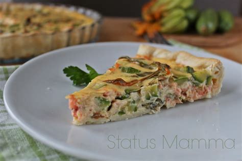 Torta Salata Al Salmone E Zucchine Status Mamma