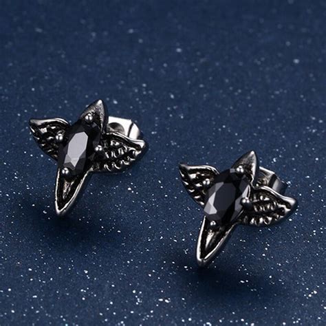 Jeulia Punk Style Eagle Titanium Steel Men S Earrings Jeulia Jewelry