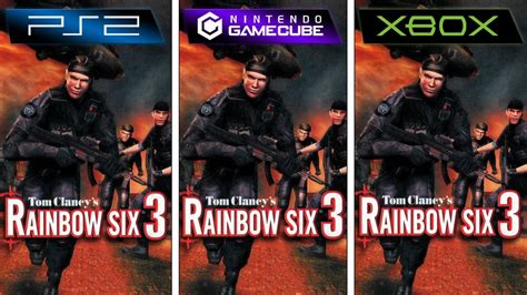 Tom Clancys Rainbow Six 3 2003 Ps2 Vs Gamecube Vs Xbox Graphics