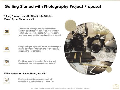 Photography Project Proposal Powerpoint Presentation Slides