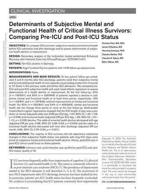 Pdf Determinants Of Subjective Mental And Functional Health Of