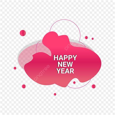 Pink New Years Vector Art Png Pink Color Modern New Year Design Png