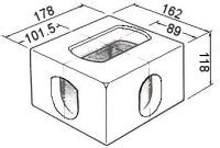 Standard Iso Container Corner Casting Drawing Conpar Container Parts