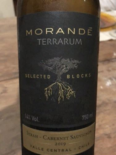 2019 Morandé Terrarum Selected Blocks Syrah Cabernet Sauvignon Vivino