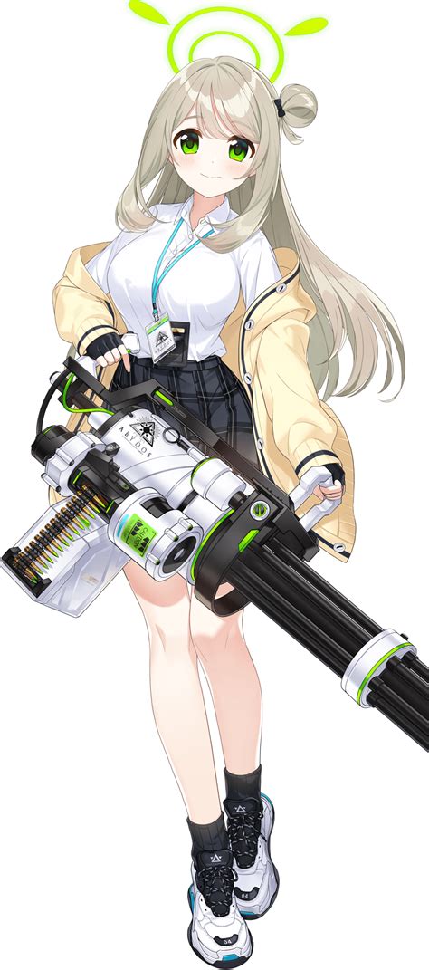 9ml Nonomi Blue Archive Blue Archive Highres Official Art Weapon Request 1girl