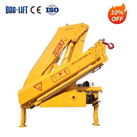 Bob Lift Ton Knuckle Boom Truck Mounted Crane With Customization