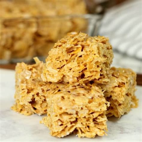 No Bake Cinnamon Corn Flake Cereal Bars Recipe Quick And Easy