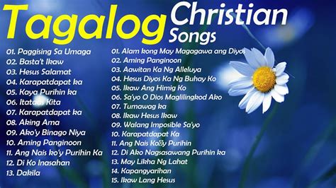 Best Tagalog Christian Songs With Lyrics 🙏 Worship Songs Collection Non ...