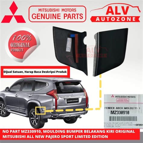 Jual BODYKIT MOULDING BUMPER BELAKANG KIRI ALL NEW PAJERO LIMITED