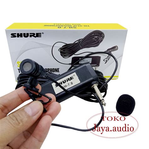 Jual Mik Jepit Clip ON Microphone Imam Sholat Kabel 10 Meter Shopee