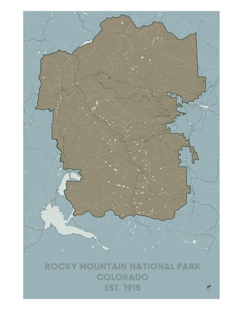 Rocky Mountain National Park Map | Rocky mountain national park ...