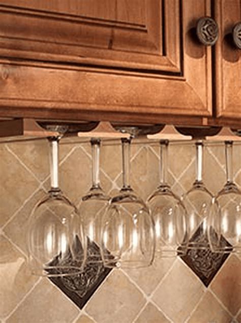 Stem Glass Holder Kitchen Cabinet Accessories Diamond Kitchen And Bath