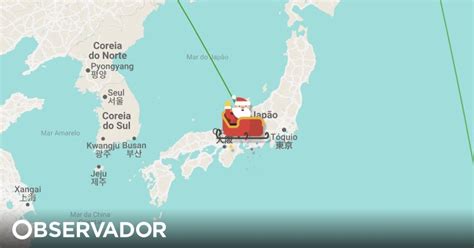 Por Onde Anda O Pai Natal Mais Uma Vez A Google Mostra A Sua Viagem