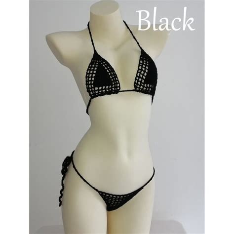 Maillot De Bain Ensemble De Bikini Sexy En Coton Pi Ces De R Duction Micro String