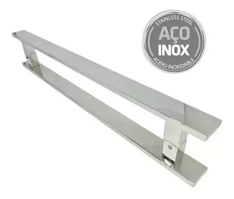 Puxador Porta Pivotante Vidro Madeira Inox 1 Mt Brinde Esc R 210 Em