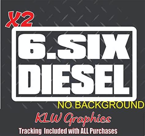 6six Diesel Decal Turbo Decal Sticker Turbo Diesel Truck 66 Duramax