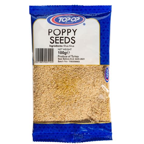 Top Op Poppy Seeds Top Op Foods