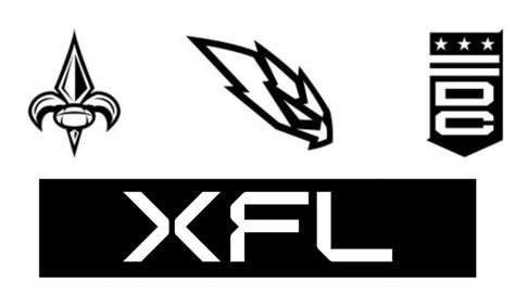 XFL Alternate Team Logos Appear On Trademark Sites