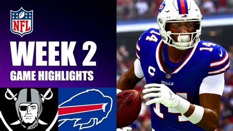 Raiders Vs Bills Week 2 Madden 24 Simulation Highlights Youtube