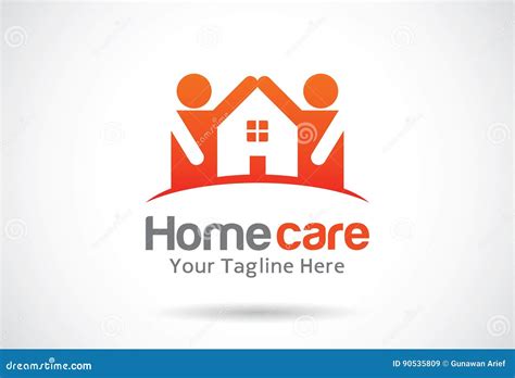 Home Care Logo Template Design Vector Emblem Design Concept Creative