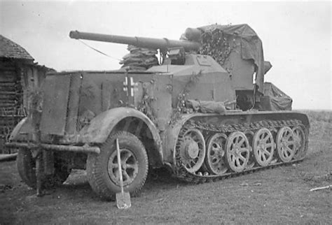 Buffa Cm Flak Sfl Auf Zugkraftwagen T Sd Kfz