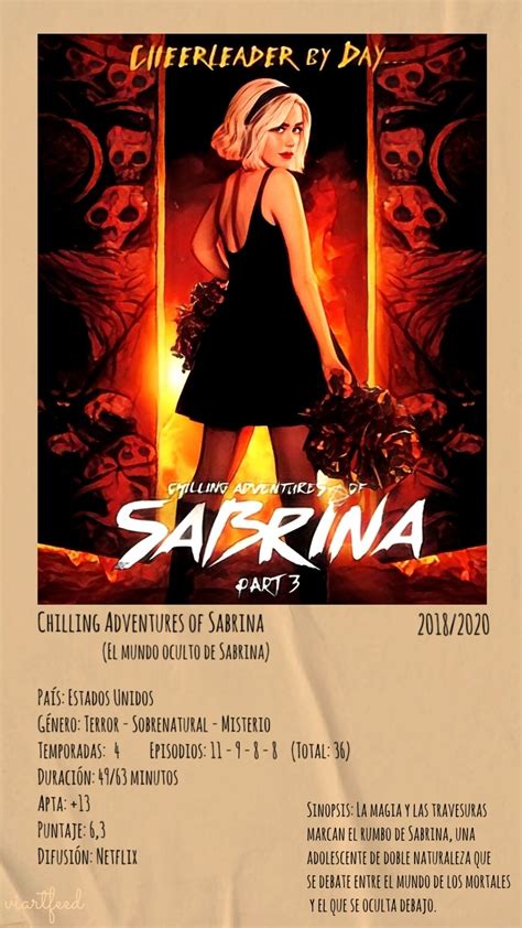 Poster Serie El Mundo Oculto De Sabrina Netflix Sabrina Chill