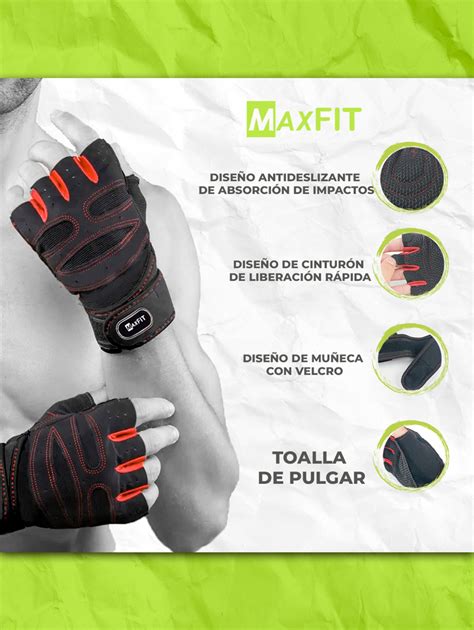 Guantes Gym Tacticos Pesas Crossfit Gimnasio Maxfit St Moda De