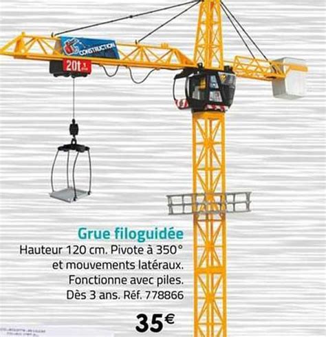 Offre Grue Filoguidée chez La Grande Recre