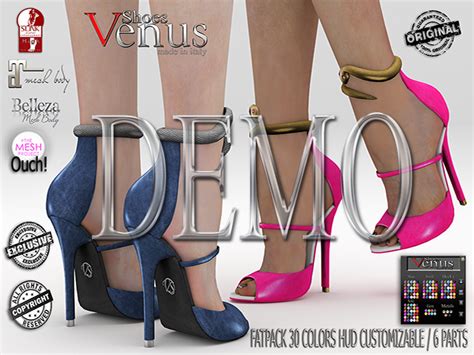 Second Life Marketplace Demo Venus Shoes