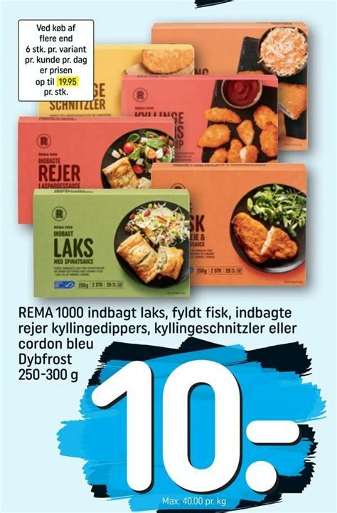 Rema Indbagt Laks Fyldt Fisk Indbagte Rejer Kyllingedippers