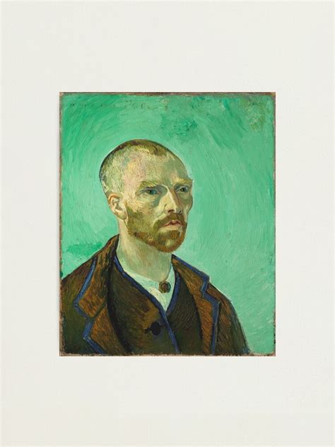 Self Portrait Dedicated To Paul Gauguin By Vincent Van Gogh