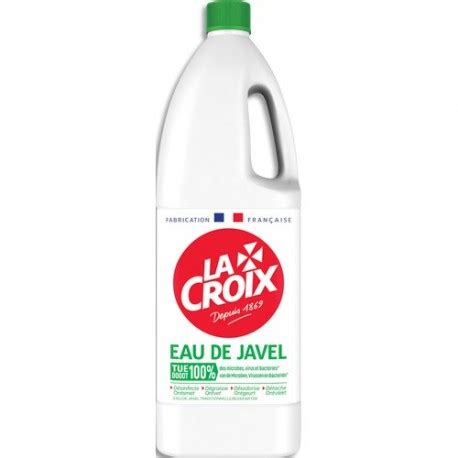 LA CROIX Bidon de 1 5 Litres d eau de javel 9D chlore Bactéricide