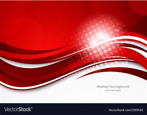 Red wavy background Royalty Free Vector Image - VectorStock