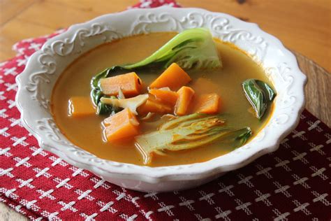 Bok Choy And Sweet Potato Soup Reny Cookbook