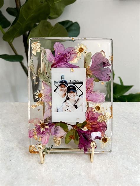 Pressed Flower Polaroid Frame Resin Frame Instax Gifts For Her