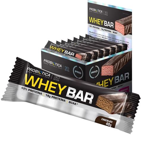 Whey Bar Caixa C Probiotica Probi Tica