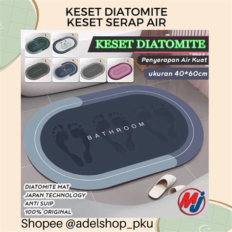 Jual Keset Kaki Diatomite Nyerap Air Alas Kaki Diatomite Anti Slip