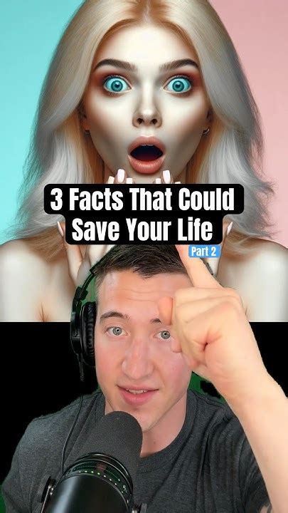 3 Facts That Could Save Your Life Pt 2 🚑 Savelife Facts Survival