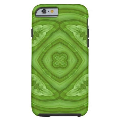 An Abstract Green Pattern Tough Iphone 6 Case