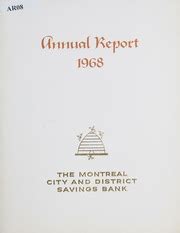 Montreal City And District Savings Bank Montreal City And