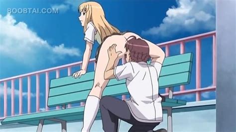 Outdoor School Sex With Anime Hottie Fucking Her Coed Porn Videos