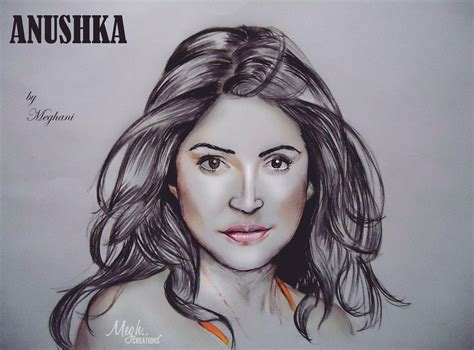 Megh Creations On Twitter ANUSHKA SHARMA Sketch By ItzMeghani