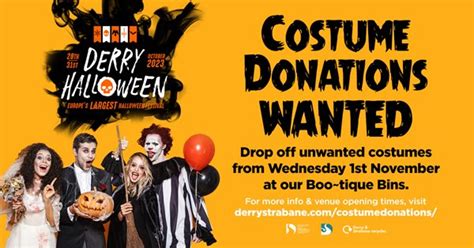 Don’t ditch 2023 Halloween costumes, donate them to Swap Shop – Derry Daily