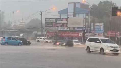 Heavy Rains Cause Widespread Flooding In Nakhon Ratchasima The