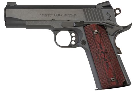 Colt Combat Commander Mm Pistol With Custom G Grips Sportsman