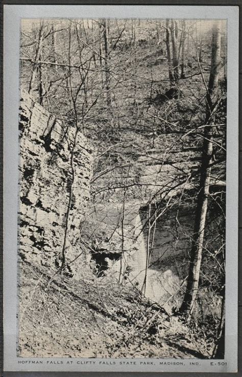 Us Madison Indiana Clifty Falls State Park Hoffman Falls S S