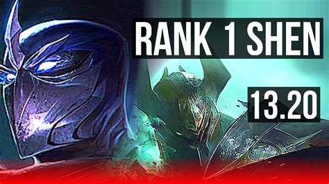 SHEN Vs MORDEKAISER TOP Rank 1 Shen 3 2 21 JP Challenger 13 20