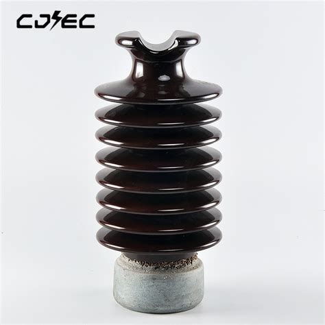 125kn 45kv 57 3 Porcelain Line Post Insulators For Transmission Lines